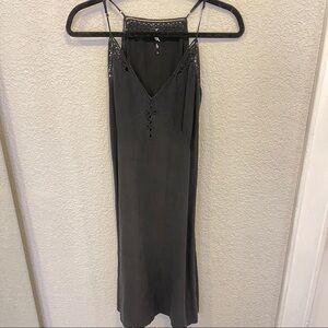 Joie Silk V-neck Spaghetti Strap Slip Dress